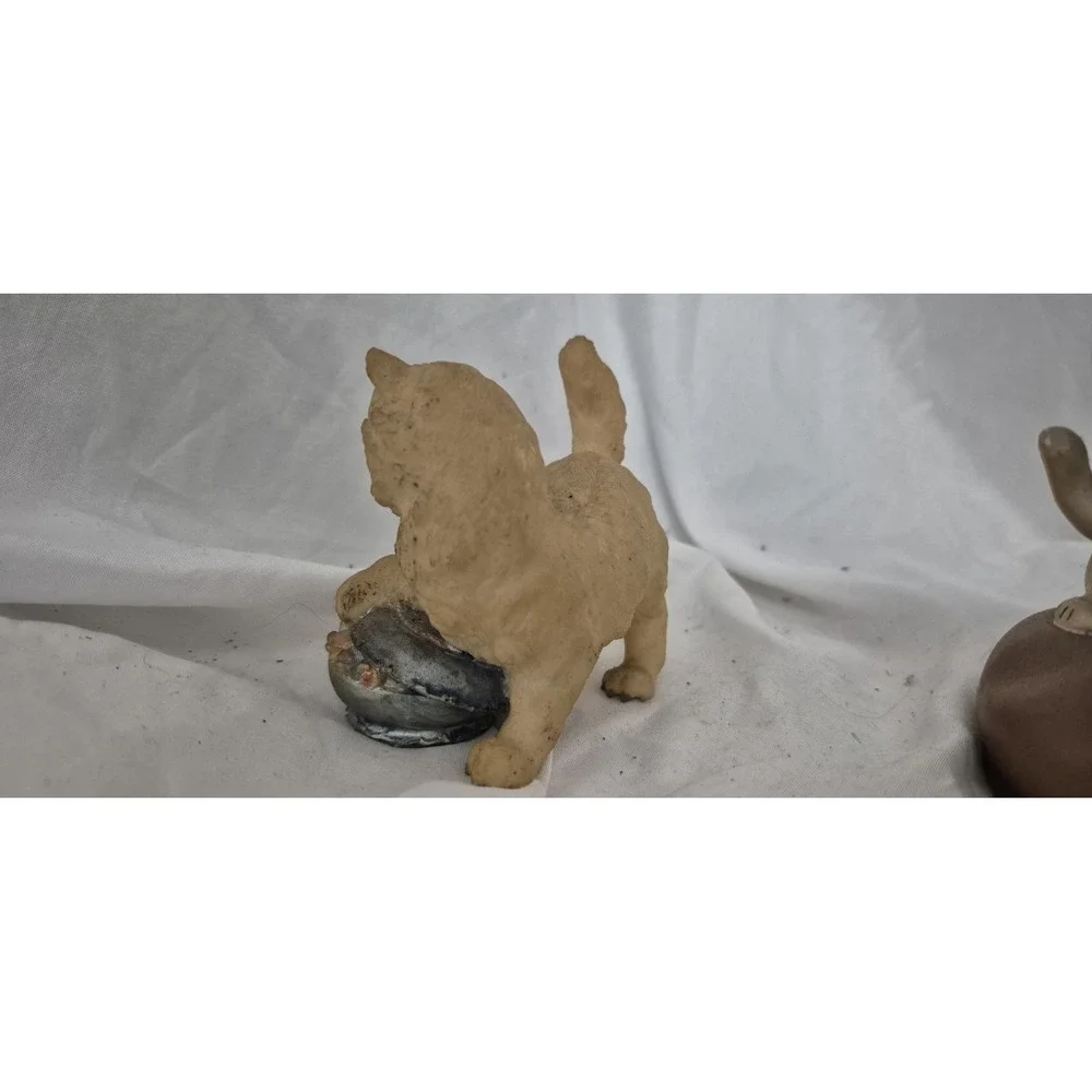 Vintage Cat Figurine Lot | Cats in Shoe + Cute Kitty Decor